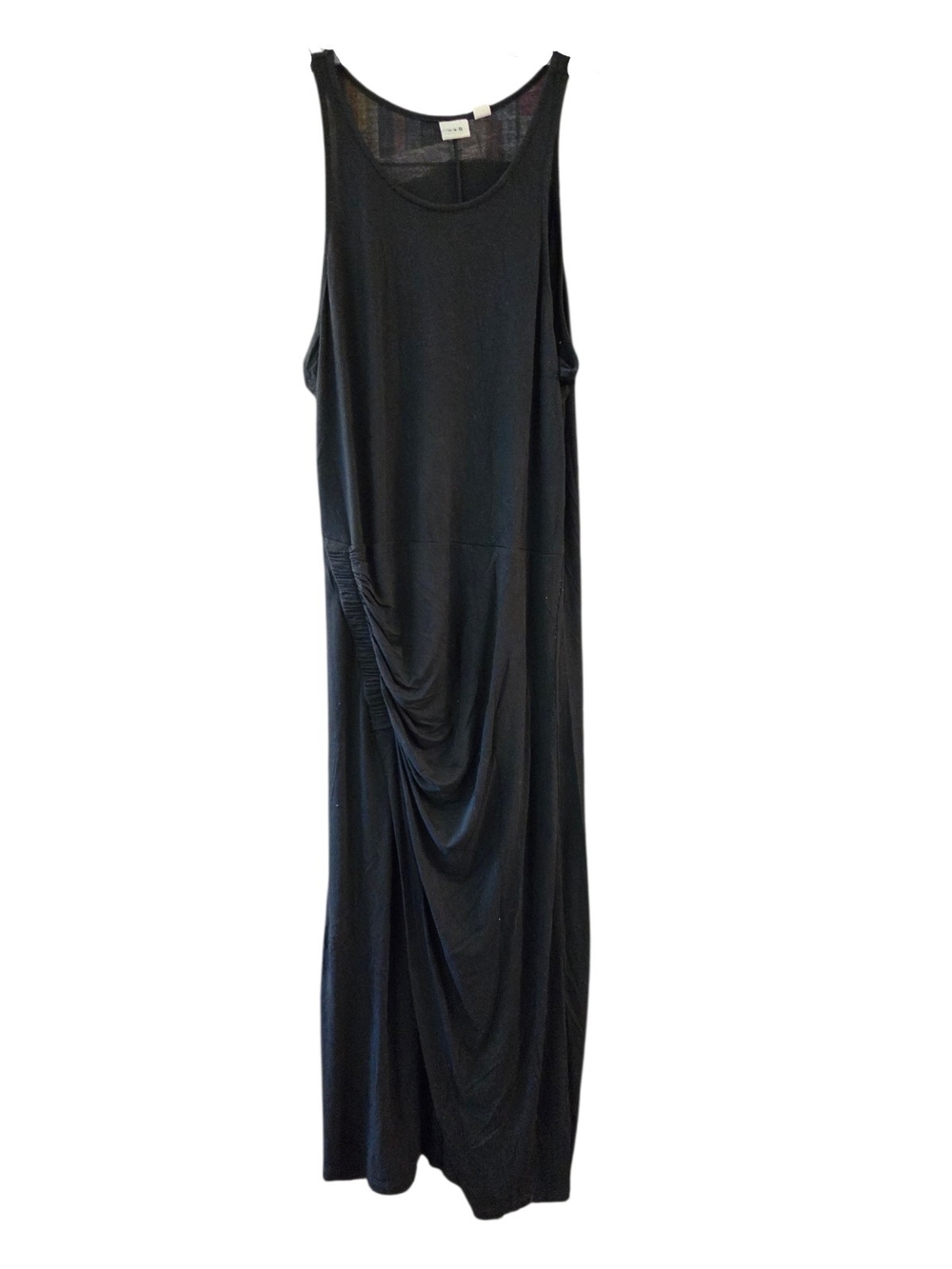 GAP Cinched Waist Tank Midi Dress True Black - Size M